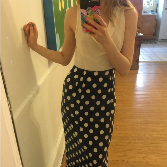 SOLD Moulinette Soeurs Polka Dot Maxi Dress - Picture 3 of 6